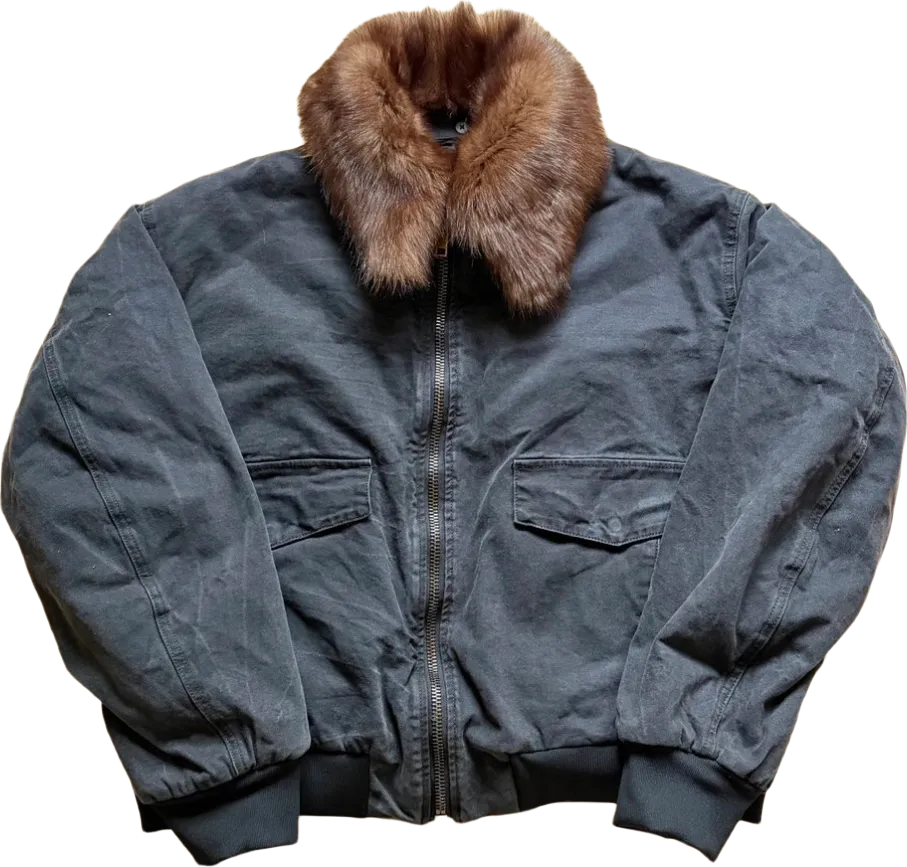 Prada Bomber with Removable Fur Collar · Prada