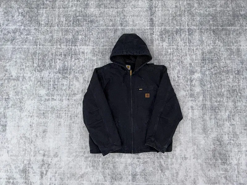 Carhartt Detroit Hooded Jacket Black · Carhartt