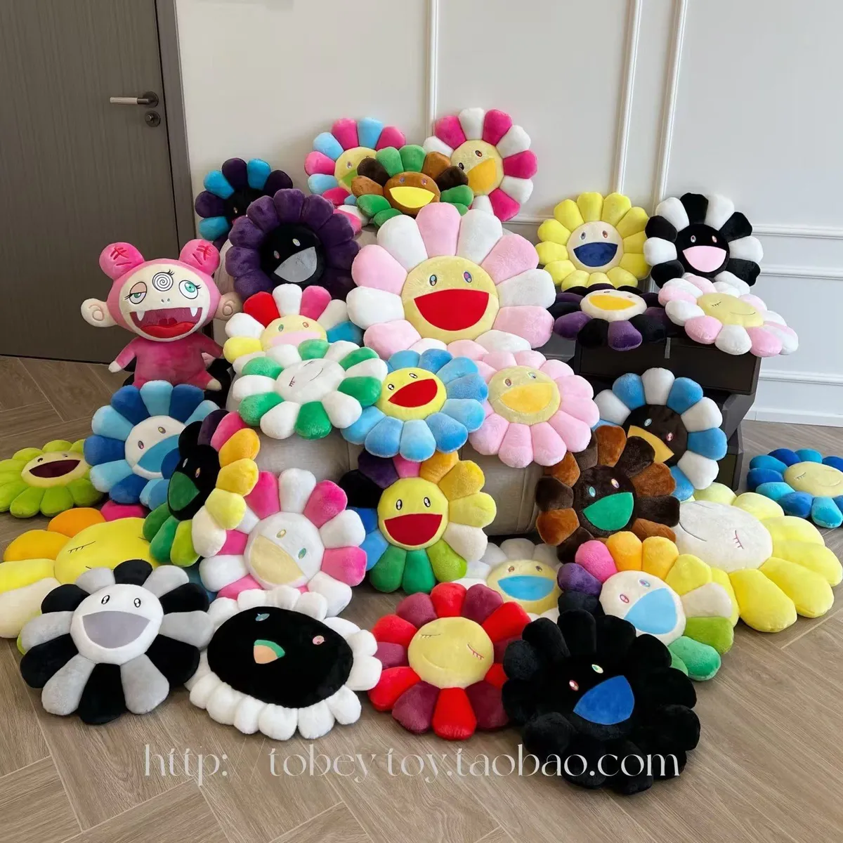 Takashi Murakami Flower Cushion Plush · Takashi Murakami