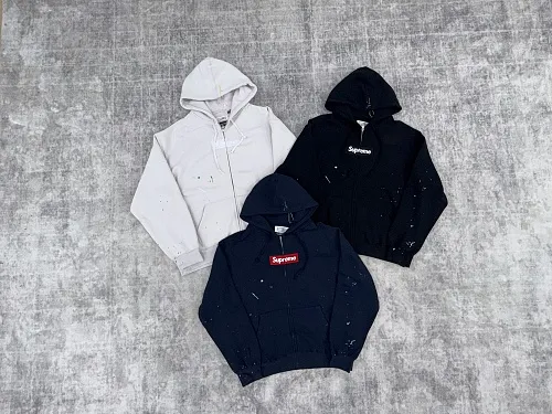 Supreme Box Logo Zip Up Hooded Sweatshirt · Supreme