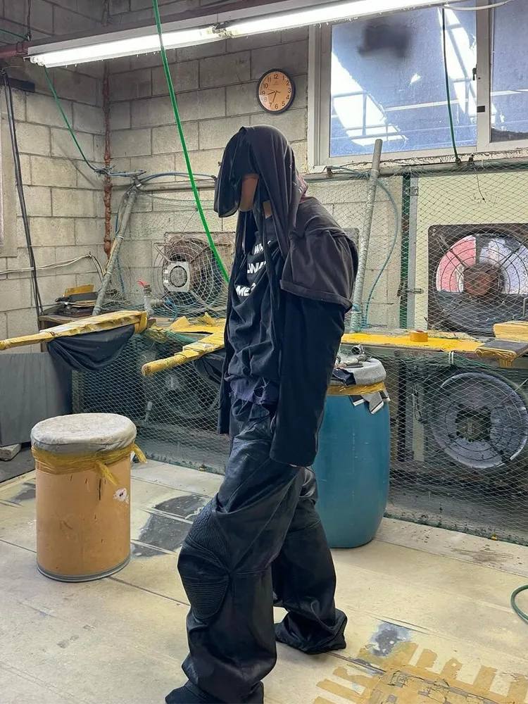 Grailz Project Brushed Wax “Biker” Jeans · Grailz