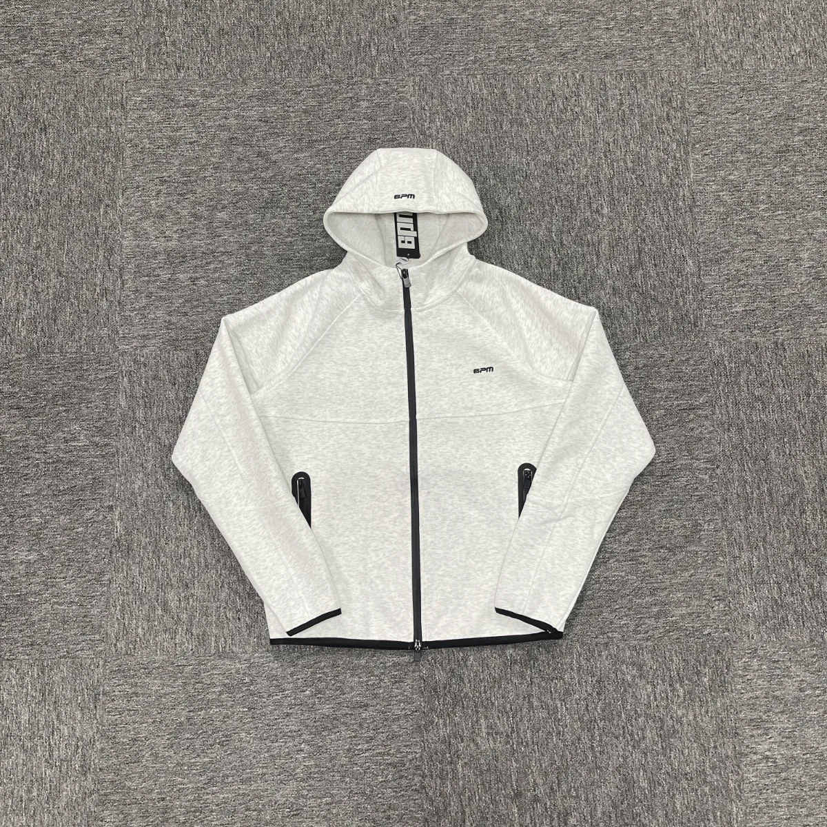 6PM Tech Fleece Zip Hoodie Grey · 6PM