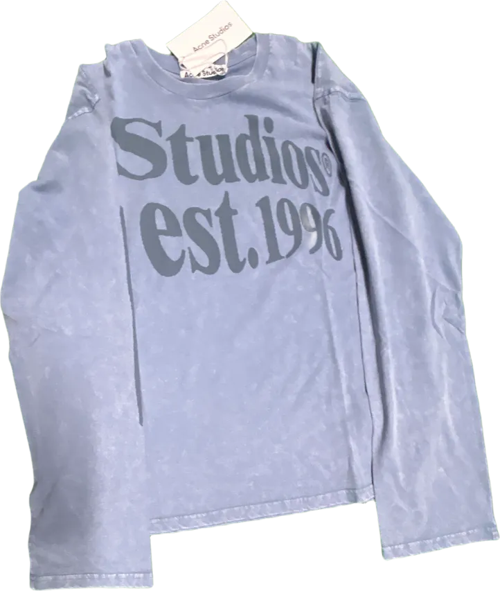 Acne Studios Morphed Font Longsleeve Tee · Acne Studios
