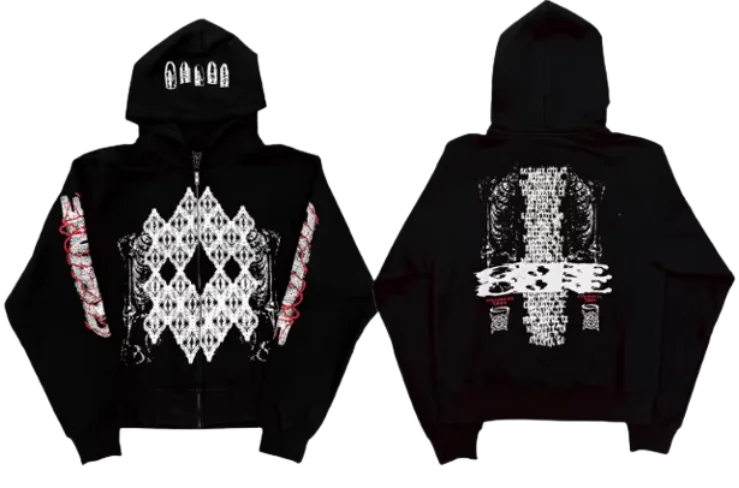 Ken Carson Antagonist 2.0 Zip Up Hoodie · Opium