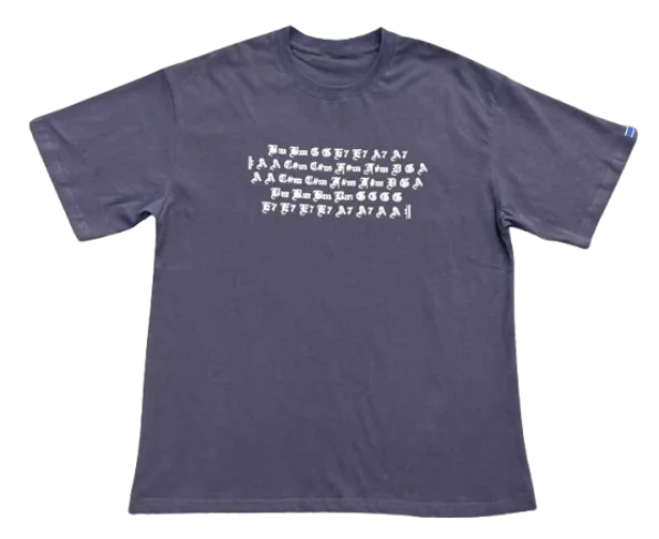 N9 98Ss Gothic Slogan Tshirt · Number Nine