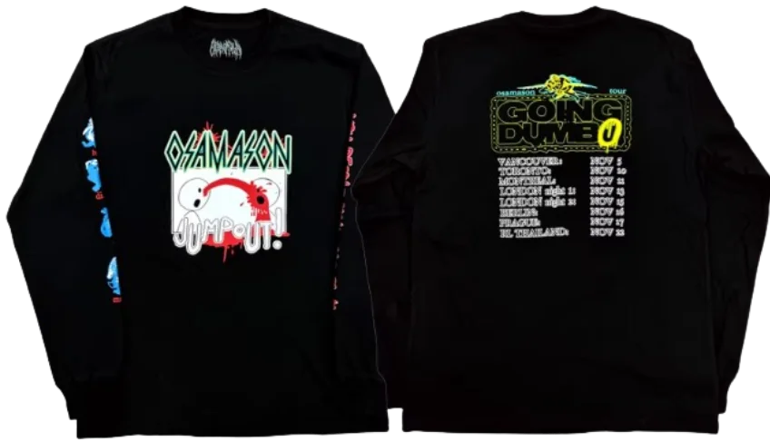 Osamason Jumpout Tour Merch Longsleeve · OsamaSon