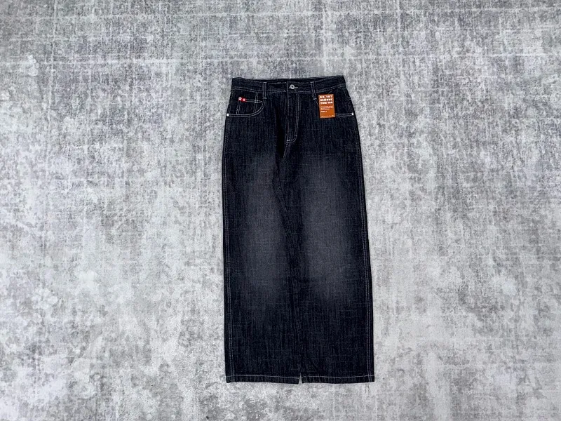 SouthPole  Washed Black Wide Leg Jeans · SouthPole