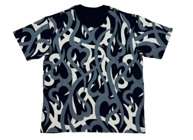 N9 Aw04 Tribal Heart Tshirt · Number Nine