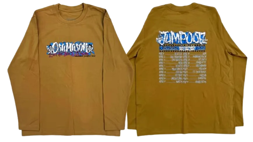 Osamason Jumpout Tour 2025 Longsleeve · OsamaSon