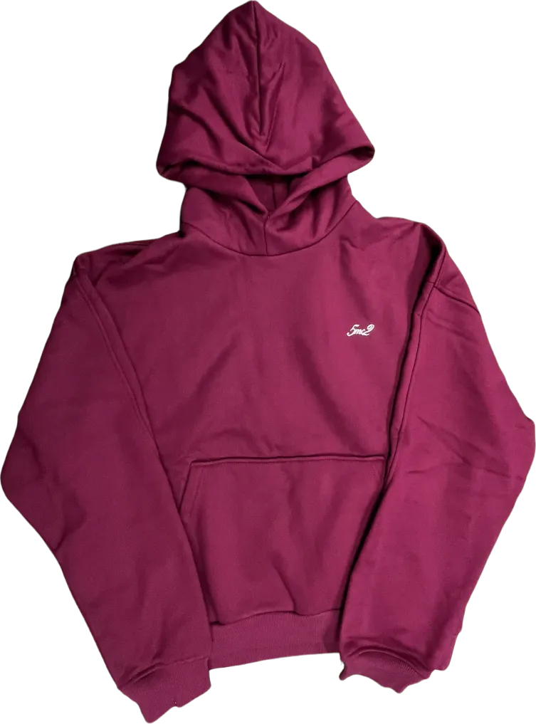 5mc2 Wine Red Hoodie · 5mc2