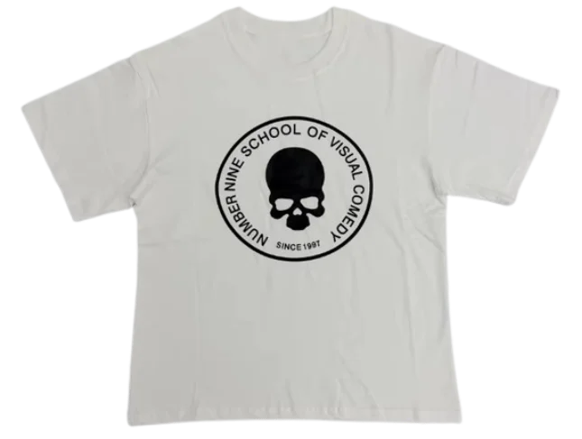 N9 Skull Print Tshirt  · Number Nine
