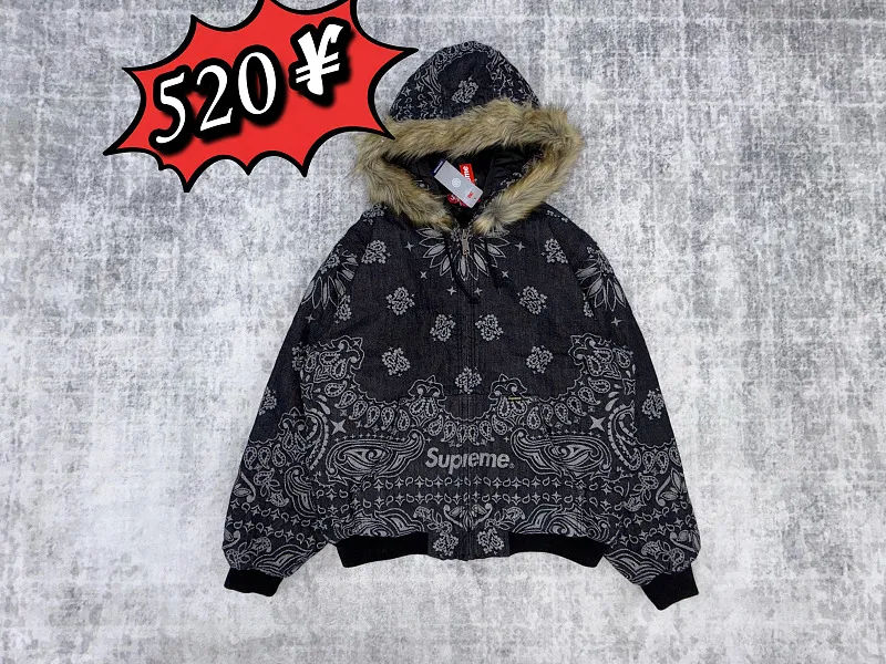 Supreme Bandana Faux Fur Bomber Jacket · Supreme
