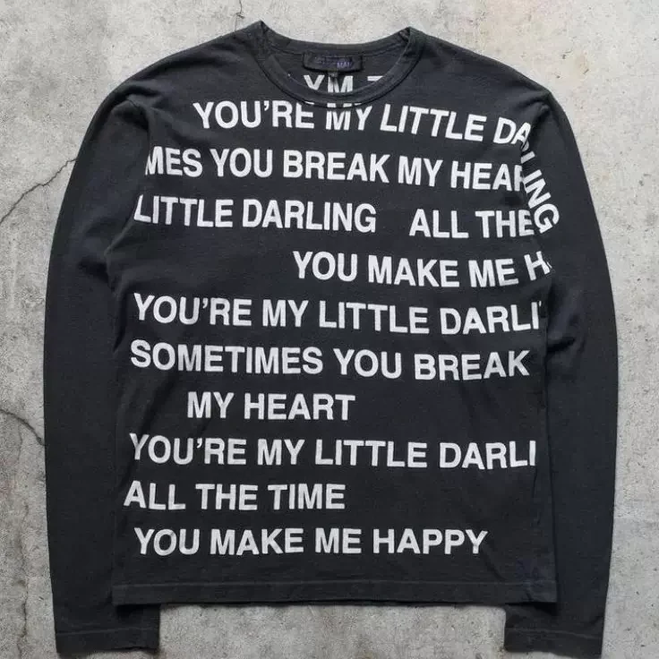 Number (N)ine You're My Little Darling Long Sleeve T-Shirt · Number (N)ine
