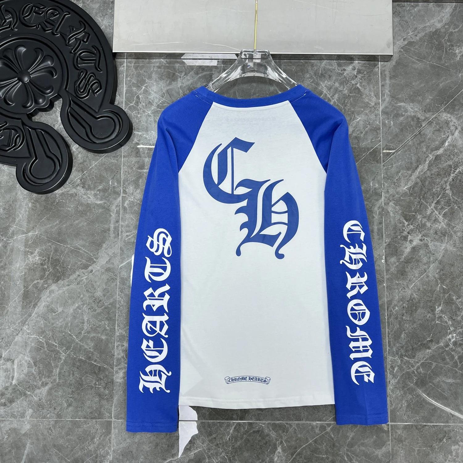 Chrome Hearts Blue White Long Sleeve T-Shirt · Chrome Hearts