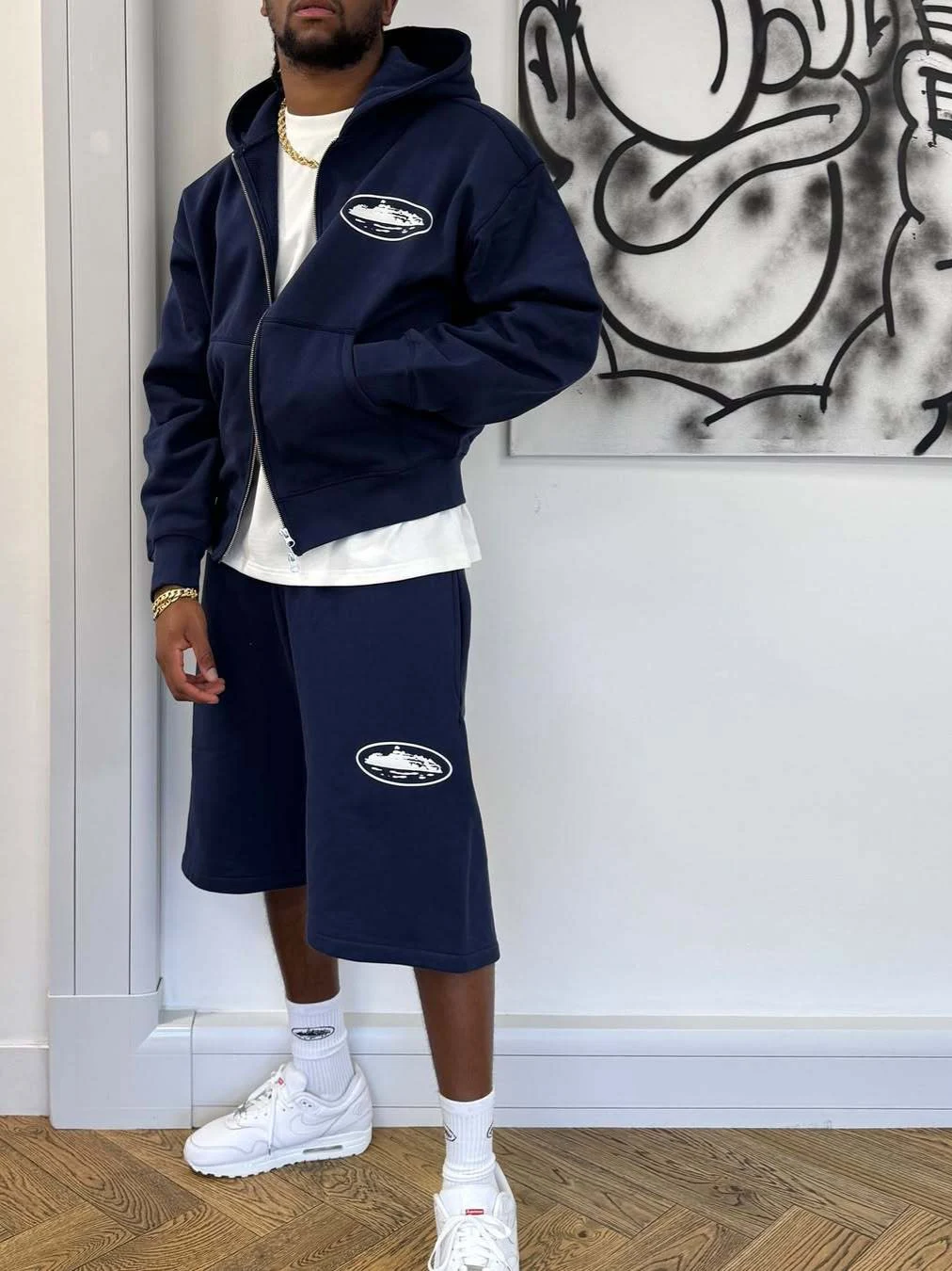 Corteiz Boat Print Hoodie · Corteiz