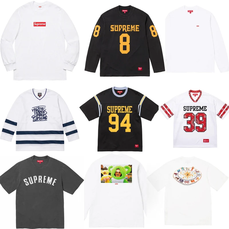 Supreme White Long Sleeve T-Shirt · Supreme