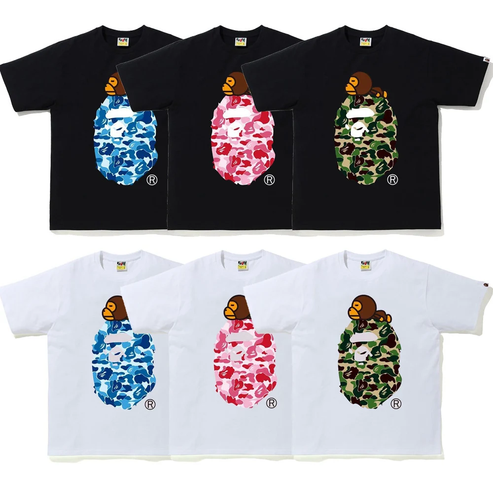 Bape Camo Ape Head T-Shirt · Bape