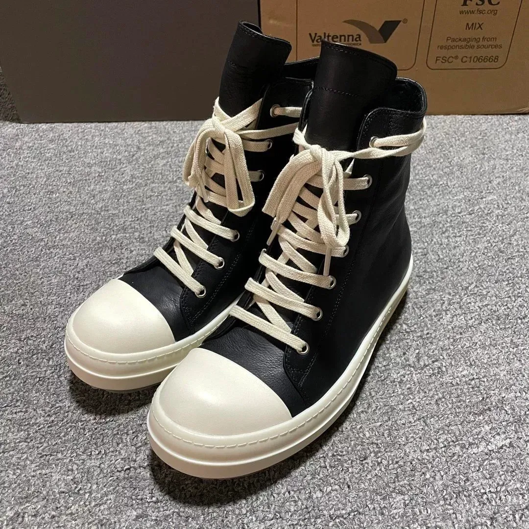 Rick Owens High-Top Canvas Ramones · Rick Owens