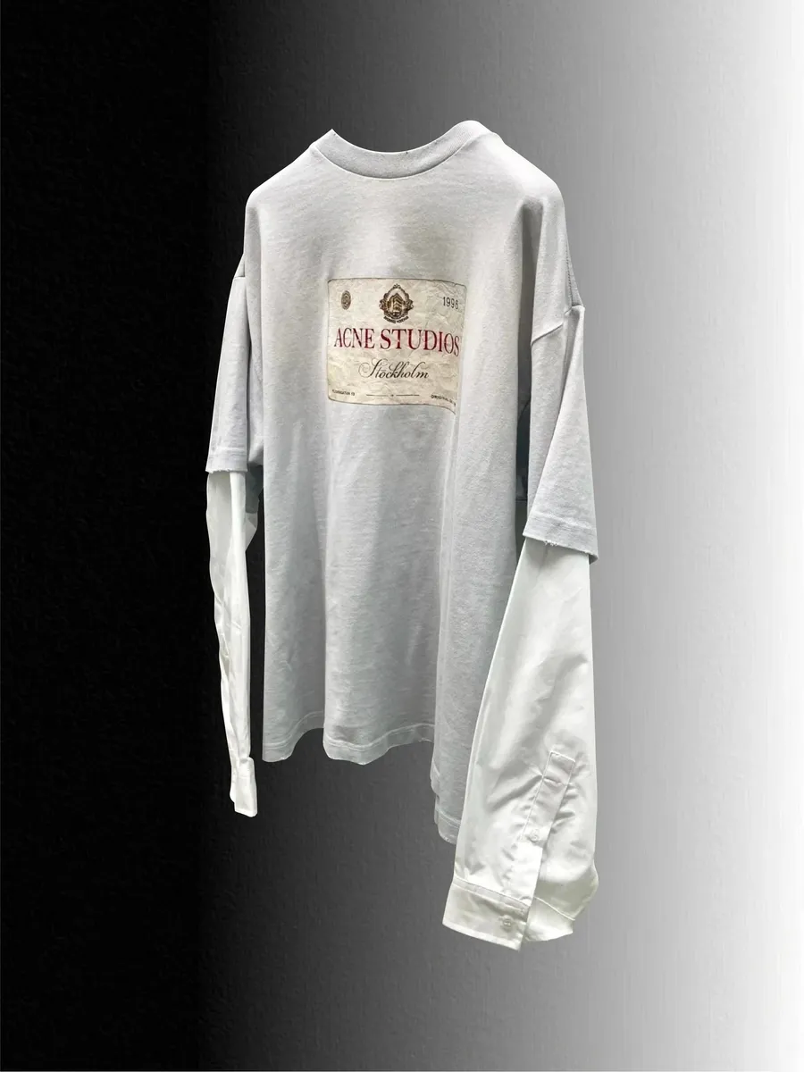 Acne Studios Double Layered Long Sleeve T Shirt · Acne Studios