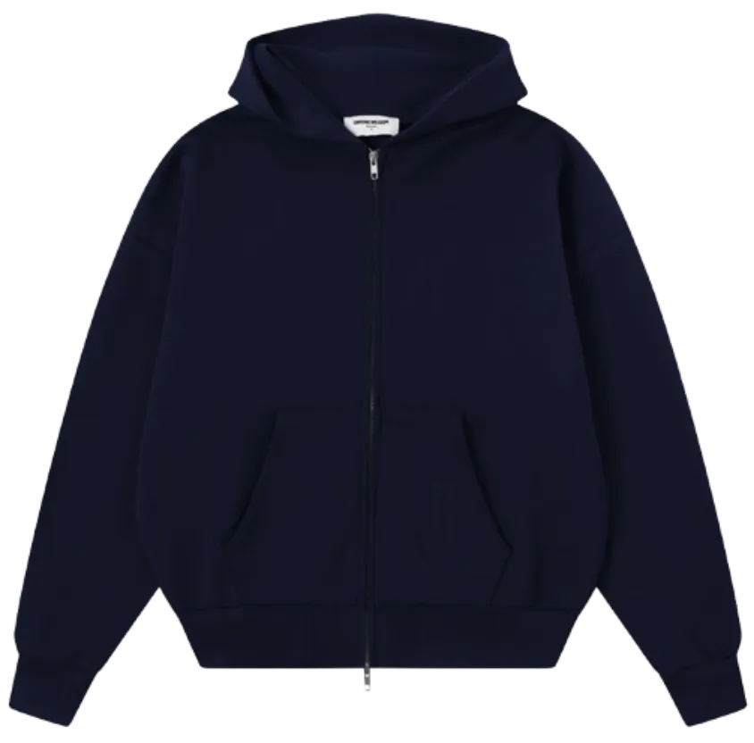 480GSM Loose Fit Zip Up Hoodie · Unbranded