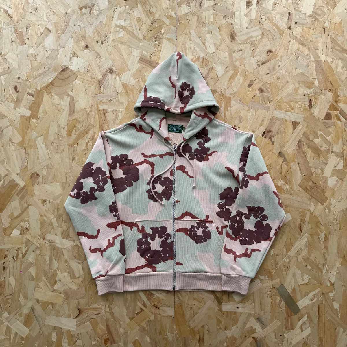 Denim Tears Floral Camo Zip Up Hoodie · Denim Tears