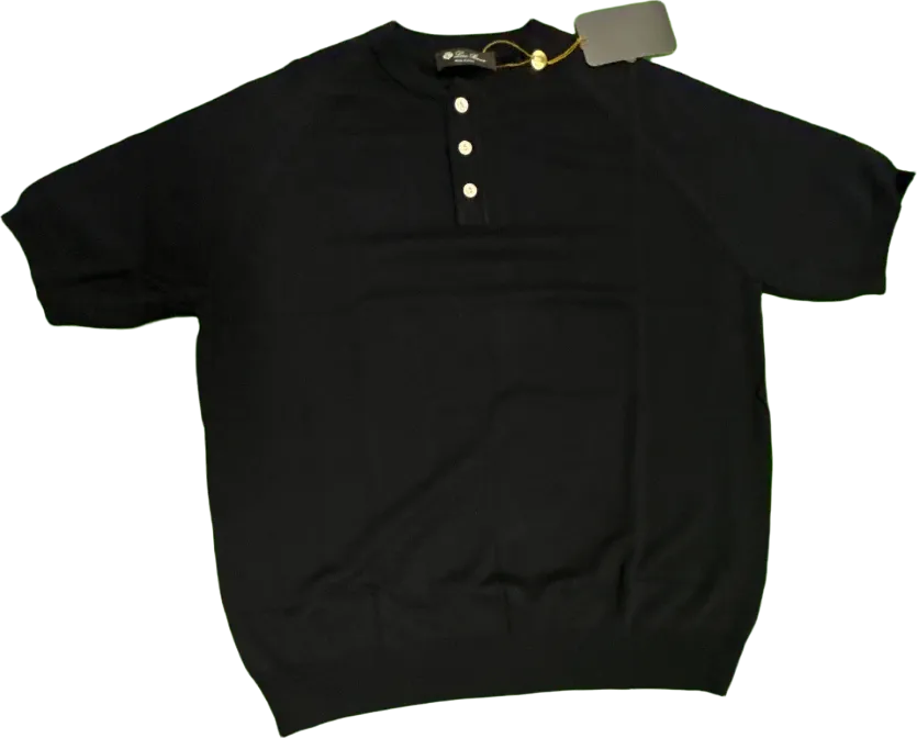 Loro Piana Henley Short-Sleeve Shirt · Loro Piana