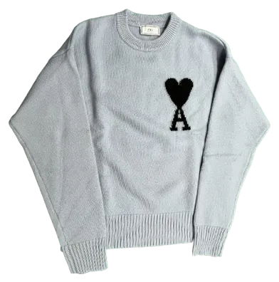 AMI Black Cashmere Crewneck Sweater · Ami