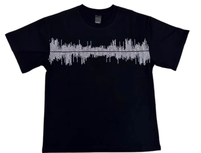 N9 Nirvana Ecg Lyrics Tshirt · Number Nine