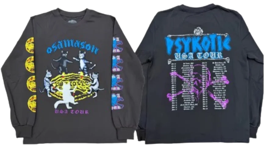 Osamason Psykotic Tour Cat Long Sleeve · OsamaSon