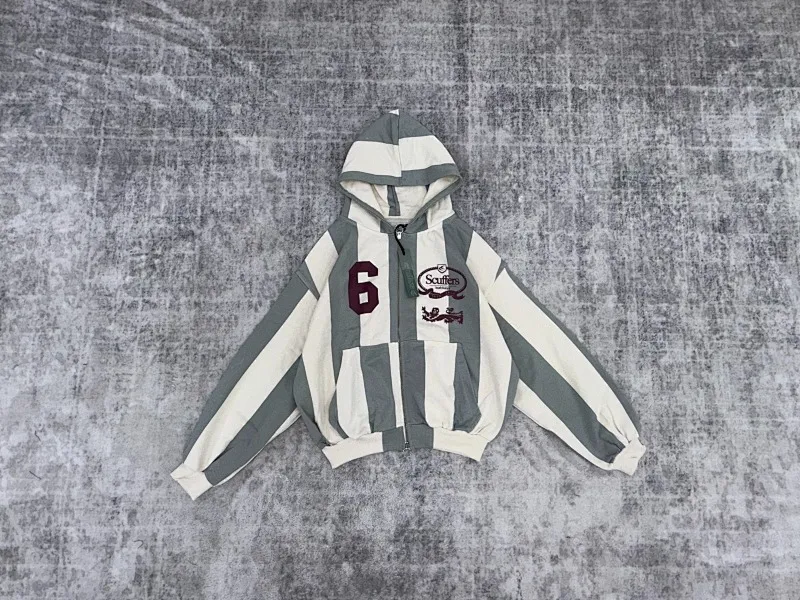 Scuffers Striped Zip Up Hoodie · Scuffers