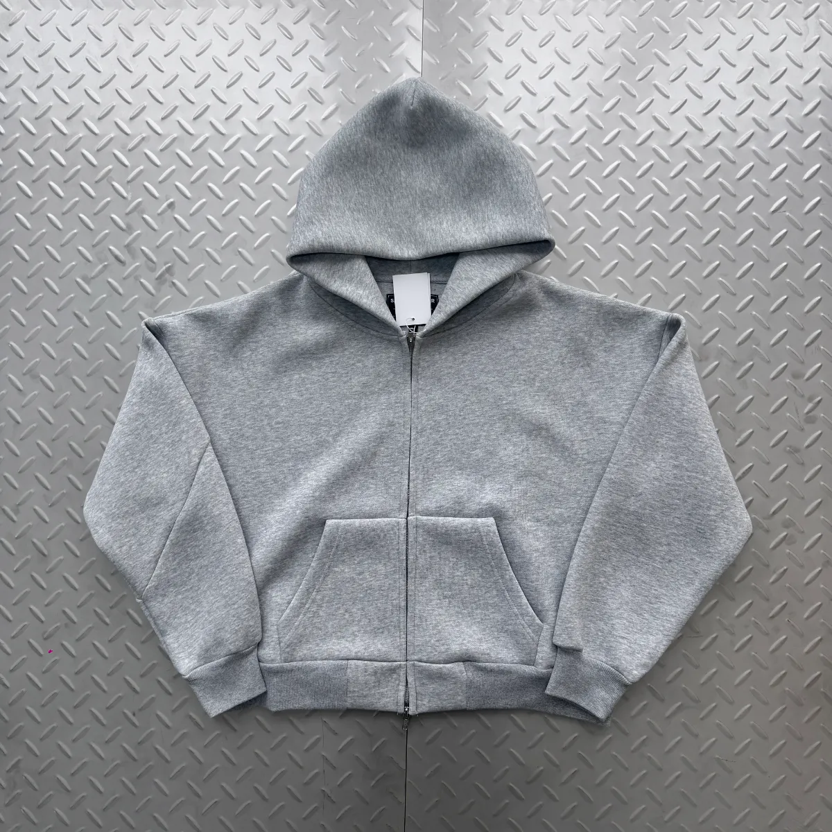 Saint Alexander Grey Zip Up Hoodie · Saint Alexander