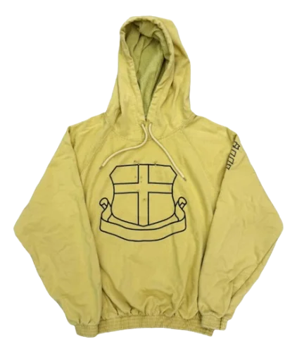 N9 Yellow Shield Hoodie · Number Nine