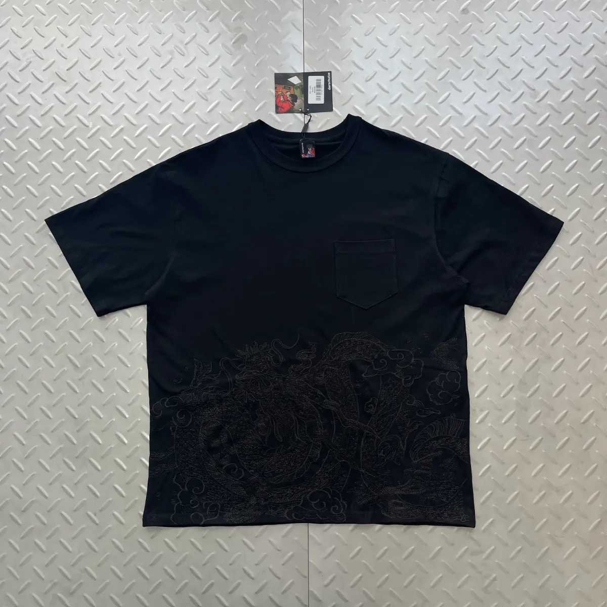 Derschutze Dragon Pocket T-Shirt Black · Derschutze