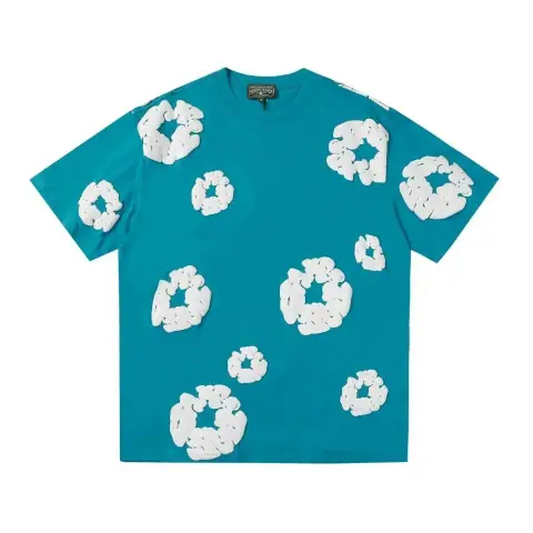 Denim Tears' Classic Cotton Flower Foam-Print T-Shirt · Denim Tears