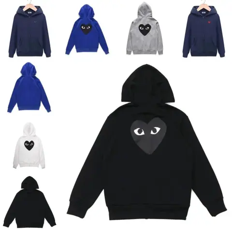 CDG Play Heart Logo Hoodie · CDG