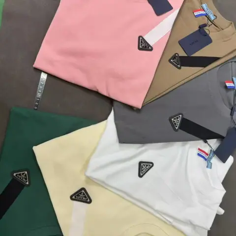 Prada Classic Triangle Logo T-Shirt · Prada