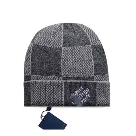 Louis Vuitton Damier Graphite Knitted Beanie · Louis Vuitton
