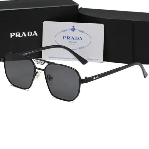 Prada Aviator Sunglasses Black · Prada