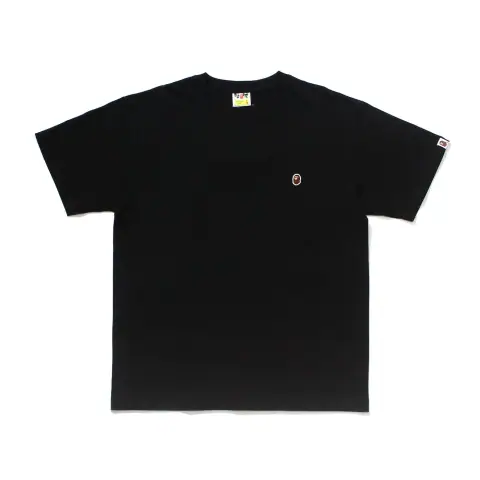 Bape Basic T-Shirt with Embroidered Ape Head Logo · Bape