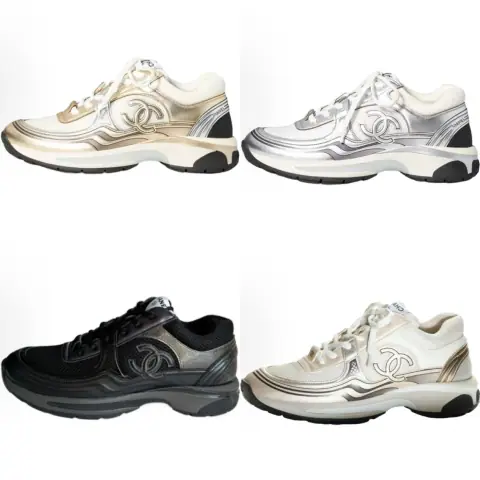 Chanel Double-C Logo Sneakers · Chanel