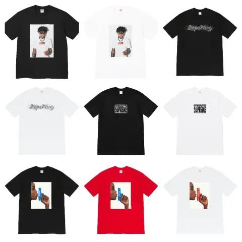 Supreme Brand Themed Graphic T-Shirt · Supreme