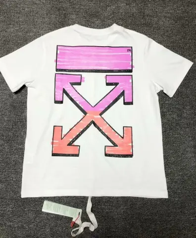 Off-White Style Gradient Arrow T-Shirt · Off-White