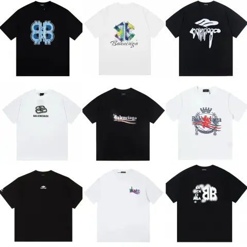Balenciaga-Style Printed T-Shirt · Balenciaga