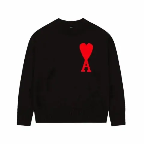 AMI Paris Classic Ami de Coeur Big Heart Sweater · Ami