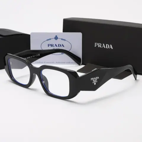 Prada Classic Black-Framed Optical Glasses · Prada