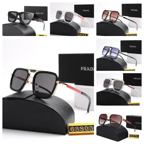 Prada Square / Aviator Sunglasses · Prada