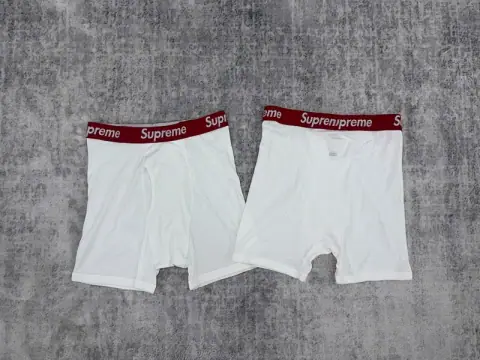 Supreme White Boxer Briefs · Supreme