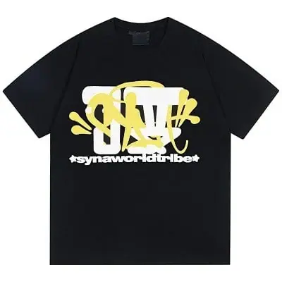 Syna World Graffiti Logo T-Shirt Black · Syna World