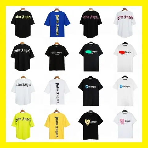 A T-Shirt in the style of Palm Angels · Palm Angels