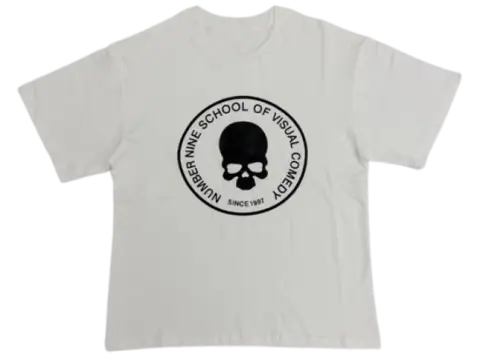 N9 Skull Print Tshirt  · Number Nine